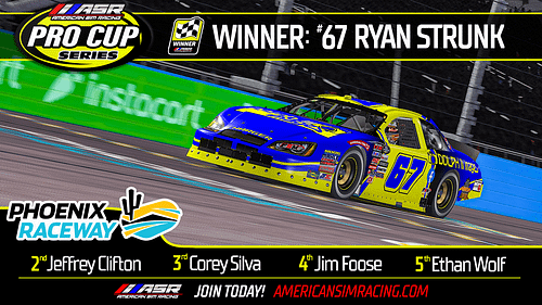 Ryan Strunk Snags His First Pro Cup Series Win In The Phoenix Desert