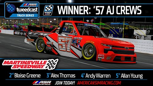Crews Cruises to Caution Filled Win!