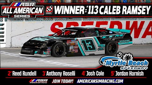 Ramsey Cruises to First ASR Win!